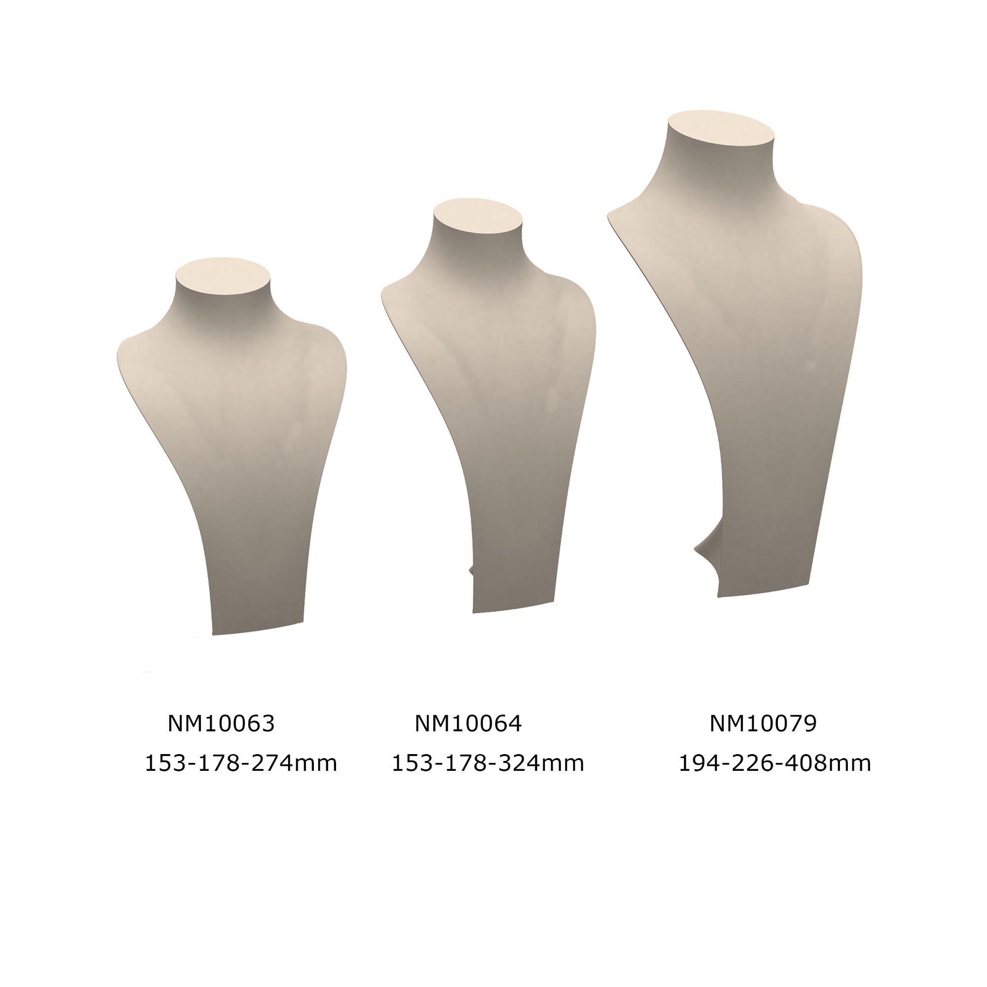 Resin jewelry display mannequins for sale, jewelry display necklace